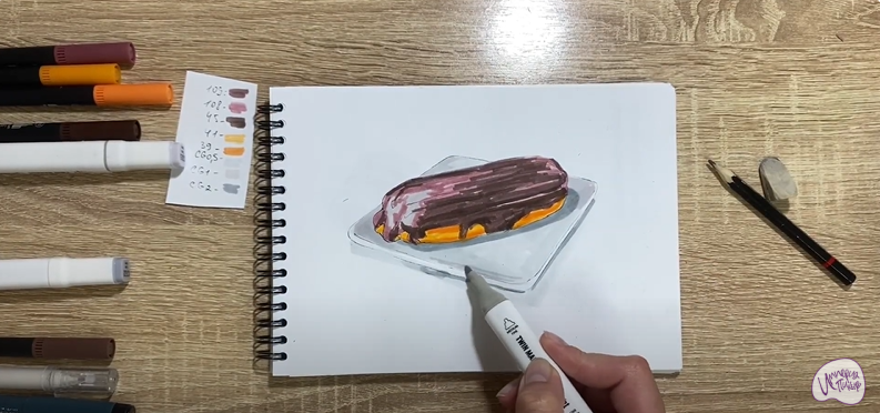 Рисуем Эклер