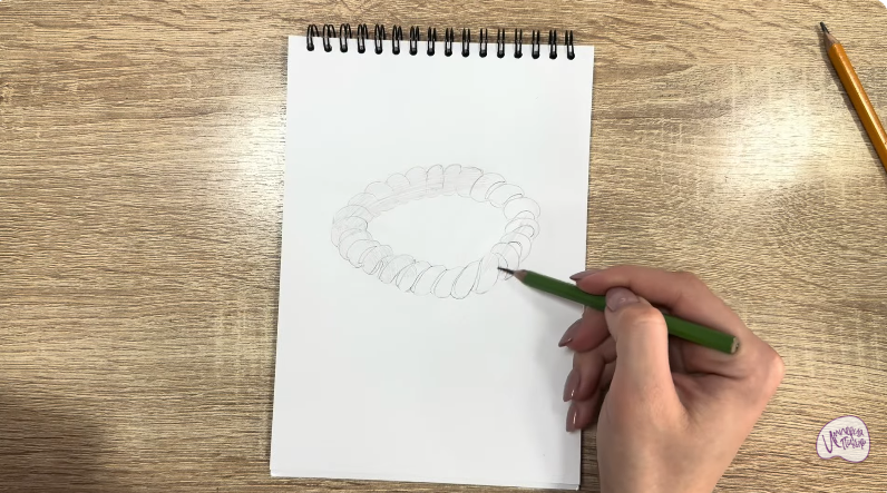 Рисуем Резинка-пружинка