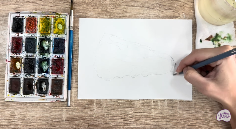 Рисуем Пекинская капуста