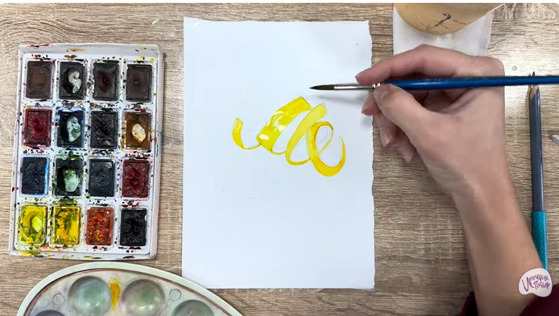 Рисуем Цедра лимона