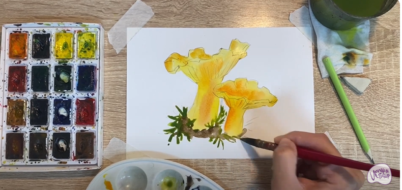 Рисуем Лисички