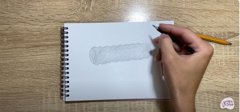 Рисуем Ролик массажный