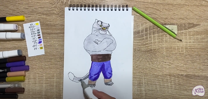 Рисуем Тай Лунг