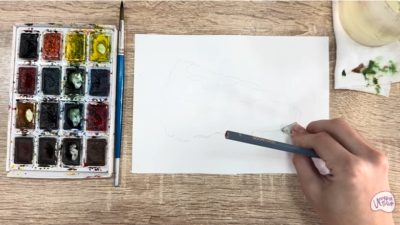 Рисуем Пекинская капуста