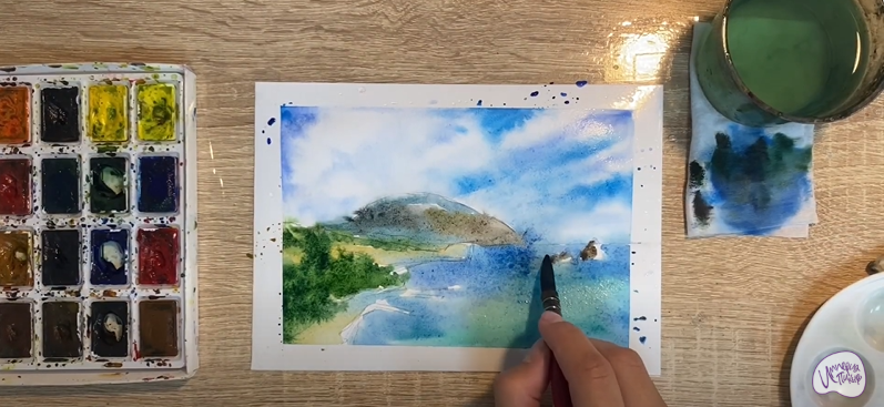 Рисуем Гурзуф