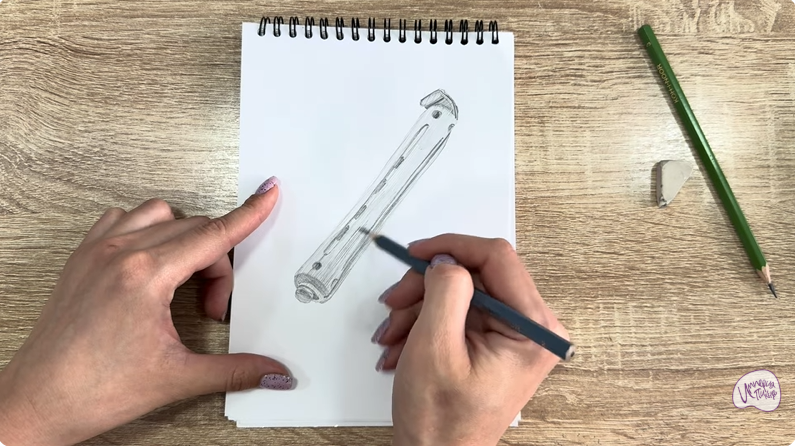 Рисуем Коклюшки для завивки