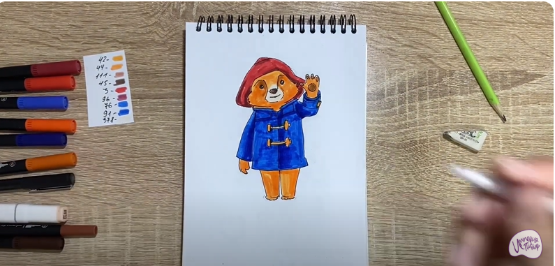 Рисуем Паддингтон