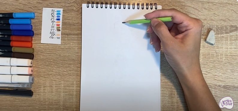 Рисуем Кристина из мультфильма "Финник"