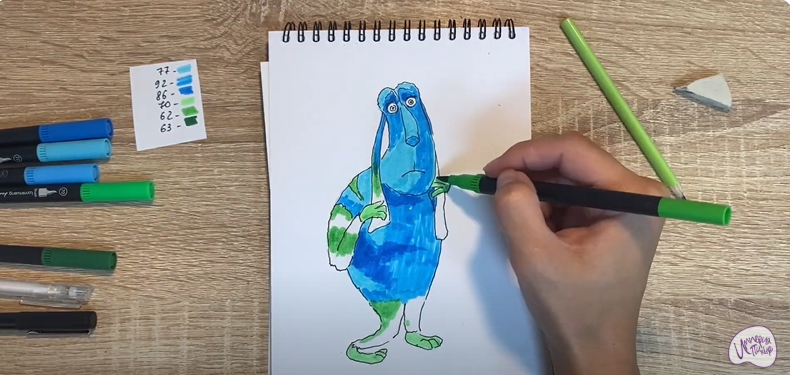 Рисуем Маффин из "Финник"