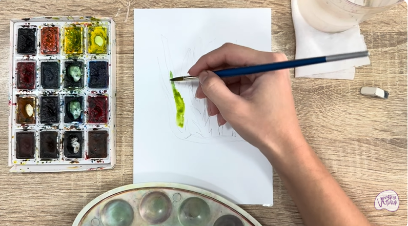 Рисуем Аир болотный