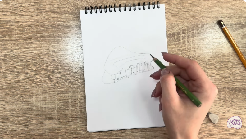 Рисуем Заколка-краб