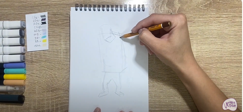 Рисуем Джинни из "Зверопой"