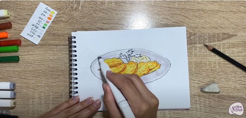 Рисуем Драники