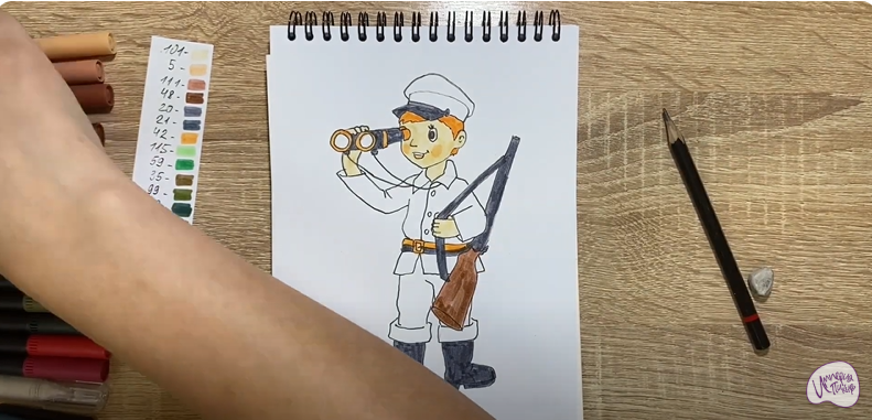 Рисуем Пограничник