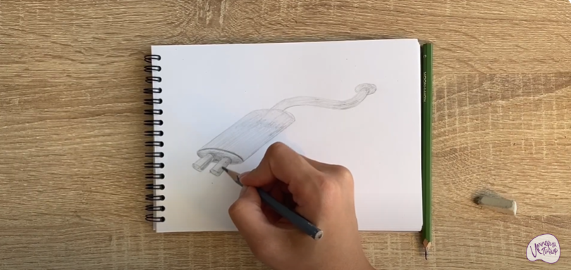 Рисуем Глушитель