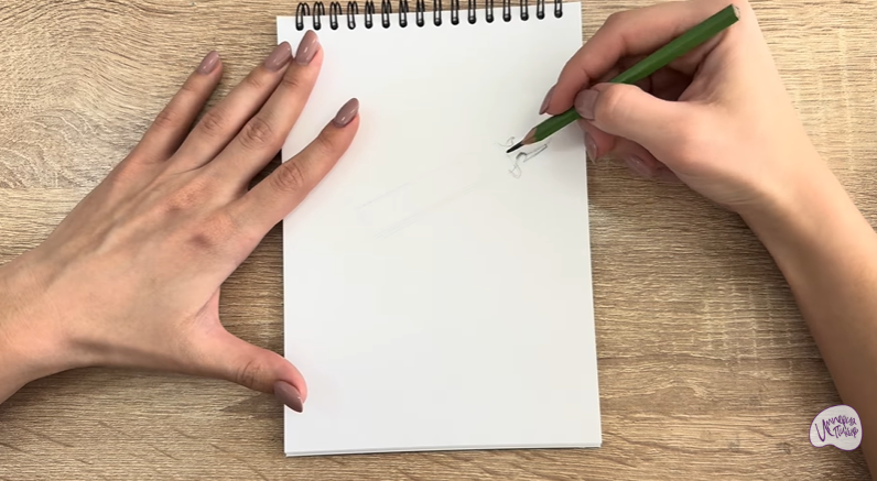 Рисуем Держатель для простыни