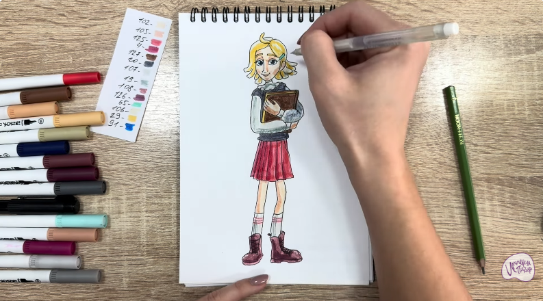 Рисуем Рина Винилион из" Доктор Динозавров"