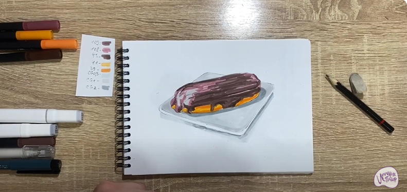 Рисуем Эклер