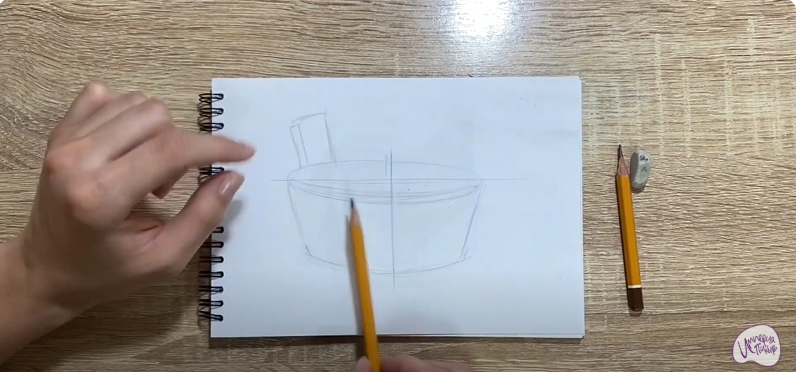 Рисуем Таз для бани