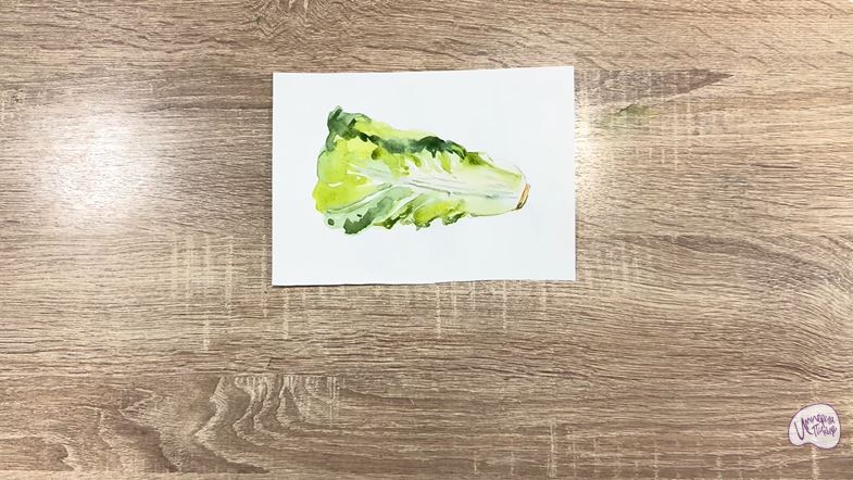 Рисуем Пекинская капуста Рисуем Пекинская капуста