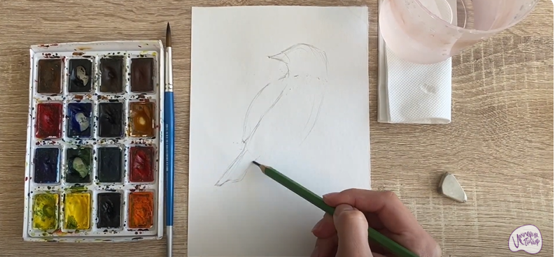 Рисуем Большой чекан