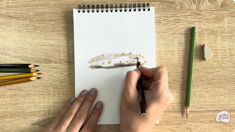 Рисуем Голотурия