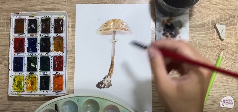 Рисуем Лепиота