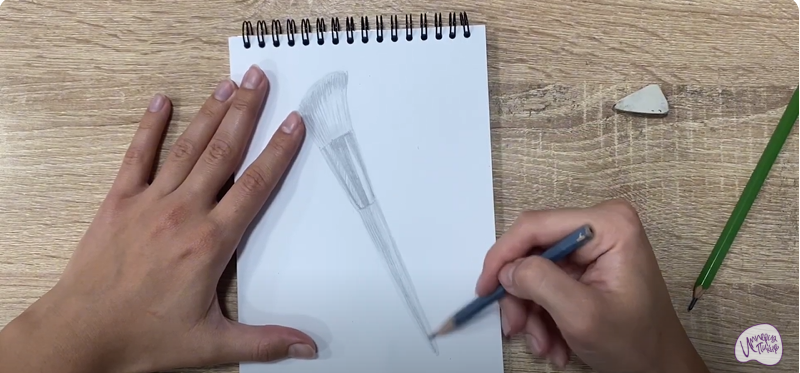 Рисуем Кисть для румян