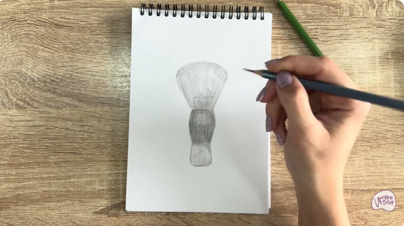 Рисуем Кисть-смётка