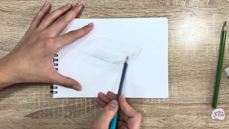 Рисуем Форма для запекания