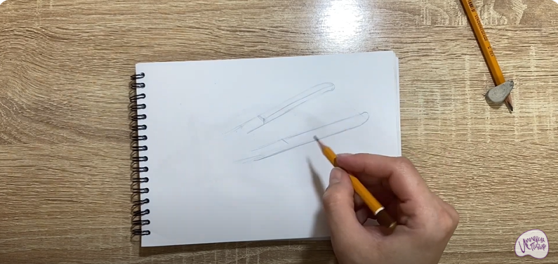 Рисуем Ножницы по металлу