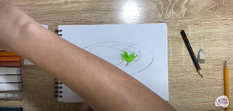 Рисуем Картофельные зразы