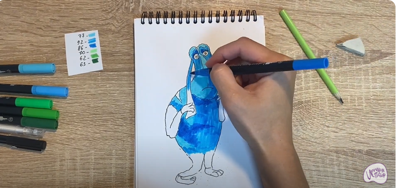 Рисуем Маффин из "Финник"
