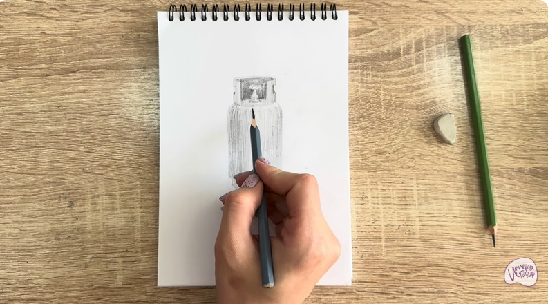 Рисуем Газовый баллон