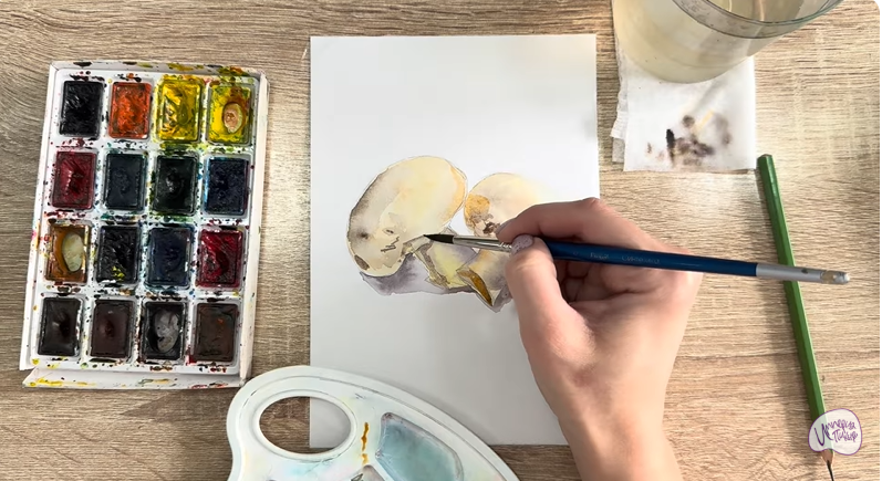 Рисуем Шампиньоны