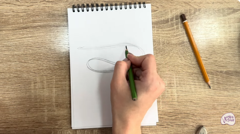 Рисуем Застежка-шнур