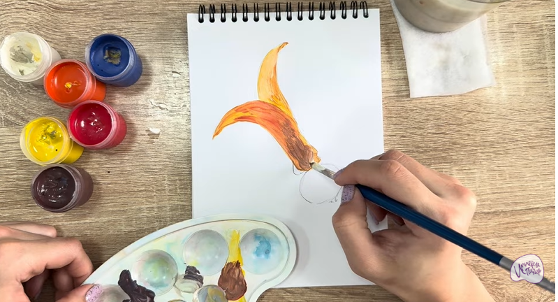 Рисуем Диптерокарпус