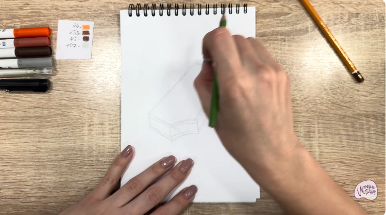 Рисуем Молочный ломтик