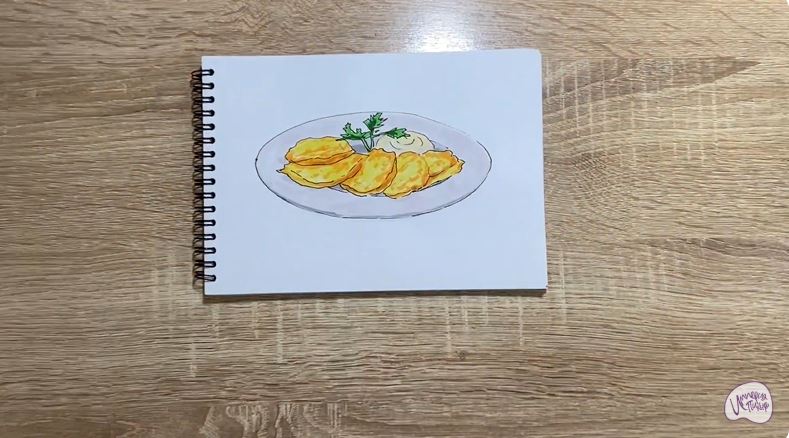 Рисуем Драники