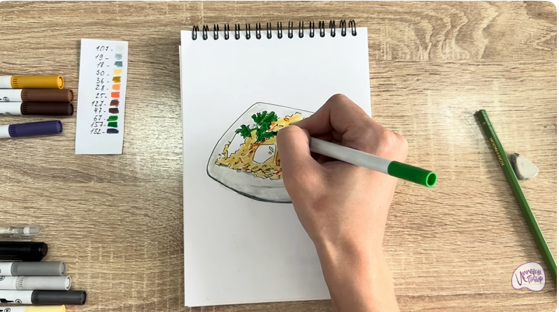 Рисуем Плов