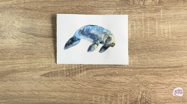 Рисуем Дюгонь