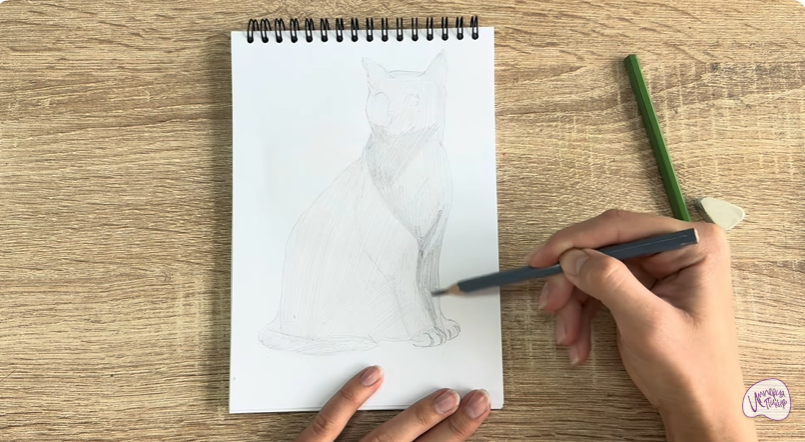 Рисуем Бурманский кот