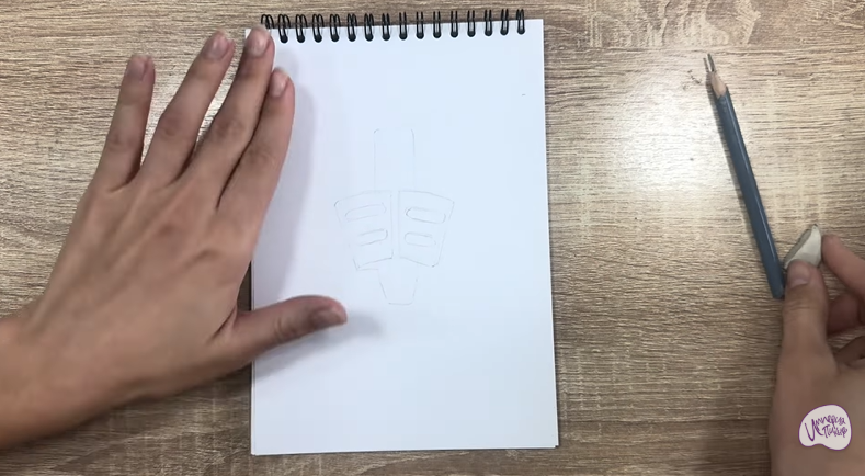 Рисуем Держатель для ручки