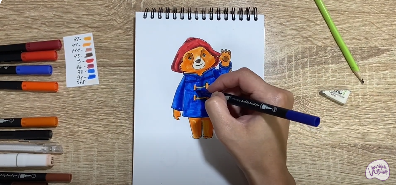 Рисуем Паддингтон