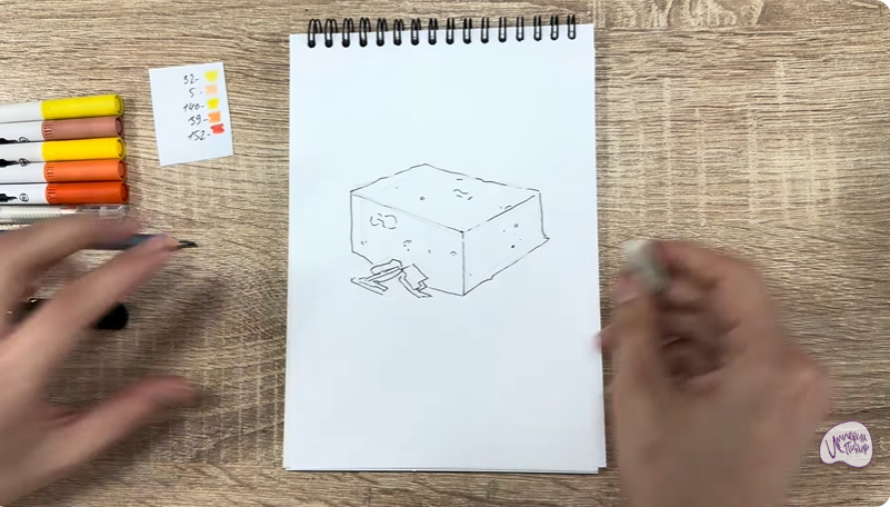 Рисуем Чеддер