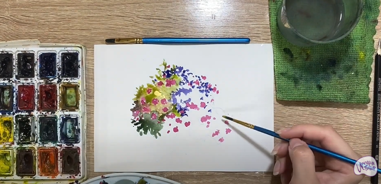 Рисуем Цветник
