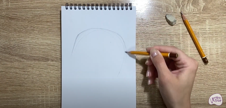 Рисуем Шапочка для бассейна