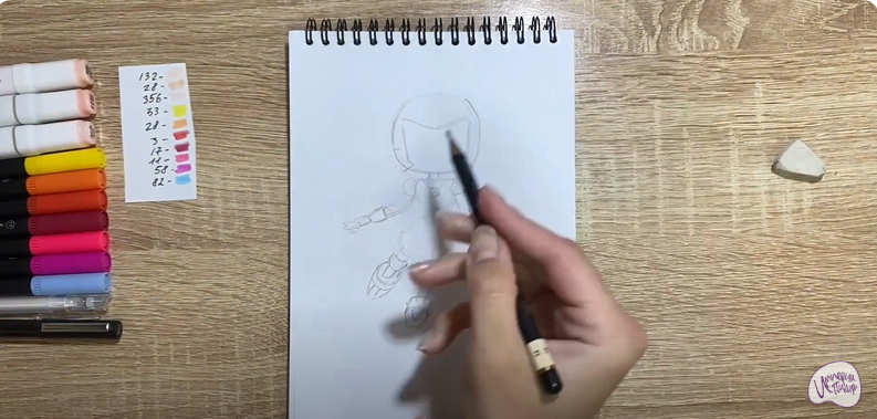 Рисуем Глория из "Геройчики"