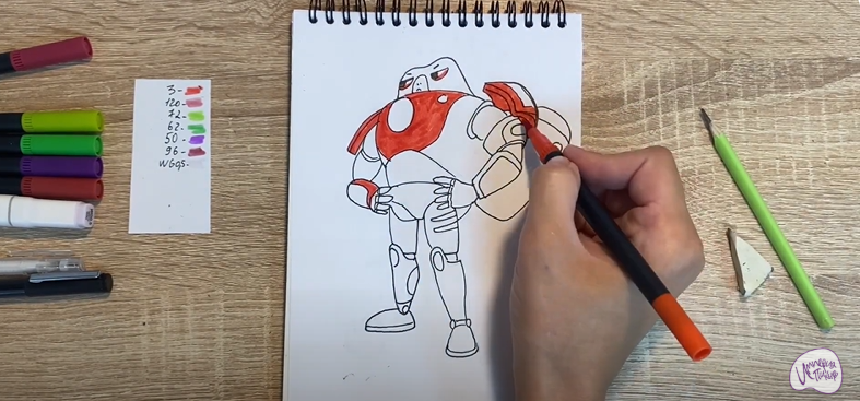 Рисуем Супергерой из "Геройчики"