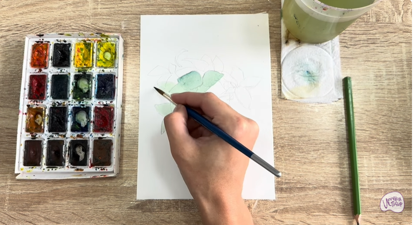 Рисуем Традесканция